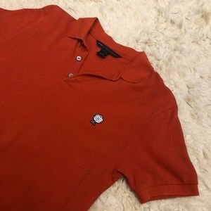 Marc Jacobs, men’s polo shirt, rust, S